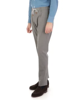Eleventy | Pantaloni Uomo Jogger In Lana Stretch>Uomo Pantaloni