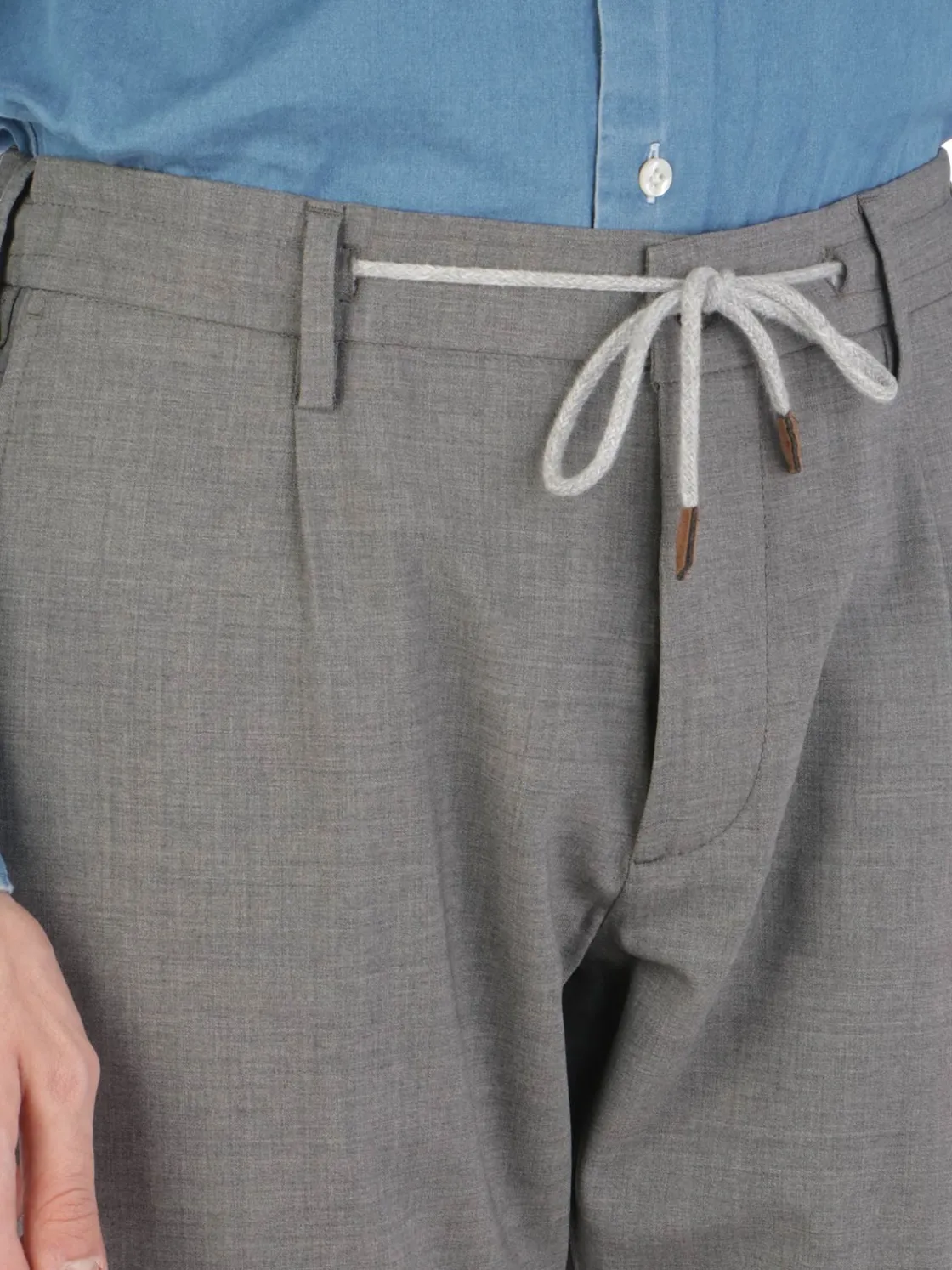 Eleventy | Pantaloni Uomo Jogger In Lana Stretch>Uomo Pantaloni