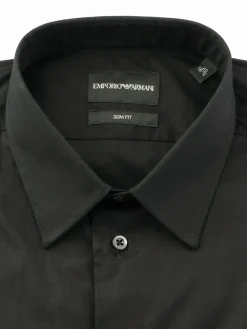 Emporio Armani | Camicia Uomo Slim in Cotone Stretch>Uomo Camicie
