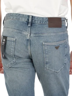 Emporio Armani | Jeans Uomo 5 Tasche in Cotone Stretch><noscript><img width=