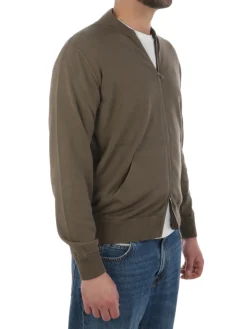 Filippo De Laurentiis | Felpa Uomo Bomber Zip in Cotone>Uomo Felpe