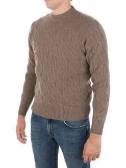 Filippo De Laurentiis | Maglia Uomo in Lana e Cashmere a Treccia>Uomo Maglie