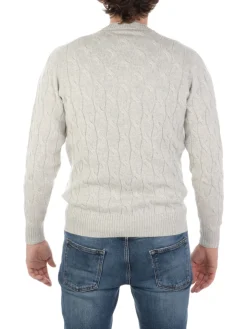 Filippo De Laurentiis | Maglia Uomo in Lana e Cashmere a Treccia>Uomo Maglie