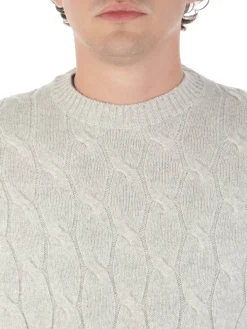 Filippo De Laurentiis | Maglia Uomo in Lana e Cashmere a Treccia><noscript><img width=