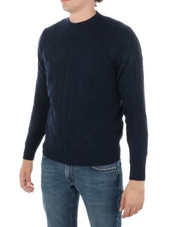 Filippo De Laurentiis | Maglia Uomo in Lana e Cashmere a Treccia>Uomo Maglie