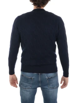 Filippo De Laurentiis | Maglia Uomo in Lana e Cashmere a Treccia>Uomo Maglie
