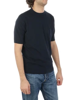Filippo De Laurentiis | T-Shirt Uomo in Crepe di Cotone>Uomo T-Shirts