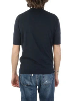 Filippo De Laurentiis | T-Shirt Uomo in Crepe di Cotone><noscript><img width=
