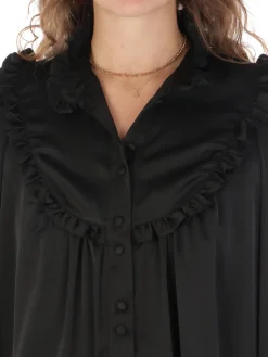 F.IT | Camicia Donna con Rouches><noscript><img width=