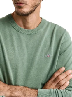 Gant | Classic Cotton C-Neck>Uomo Maglie