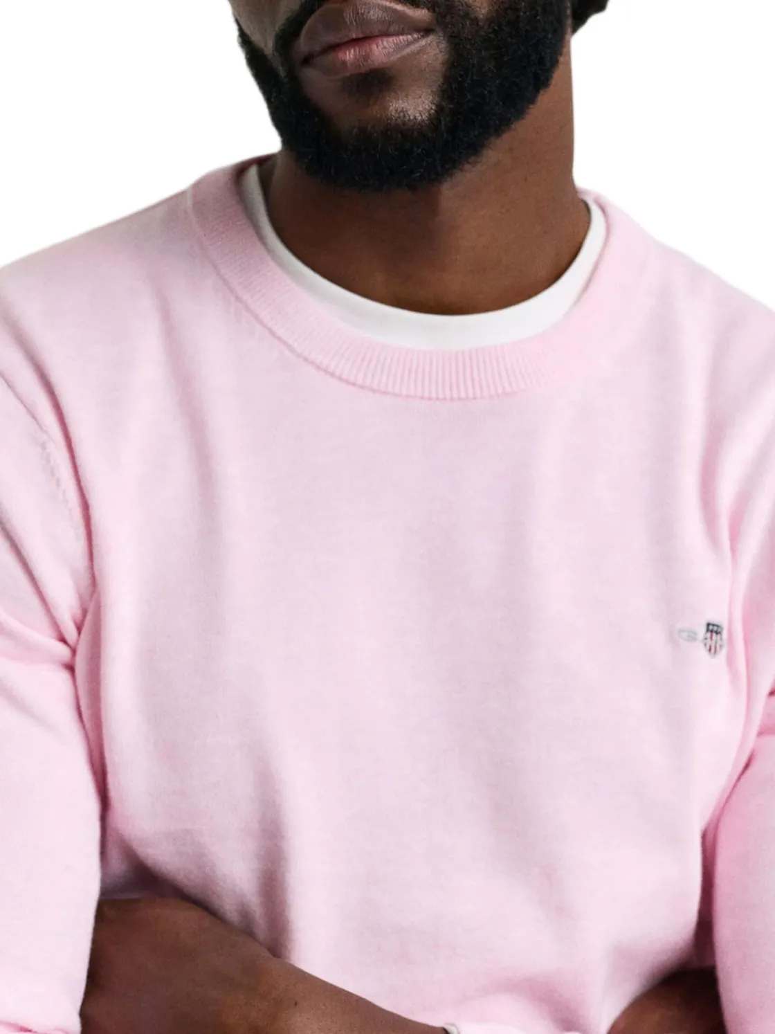 Gant | Classic Cotton C-Neck>Uomo Maglie