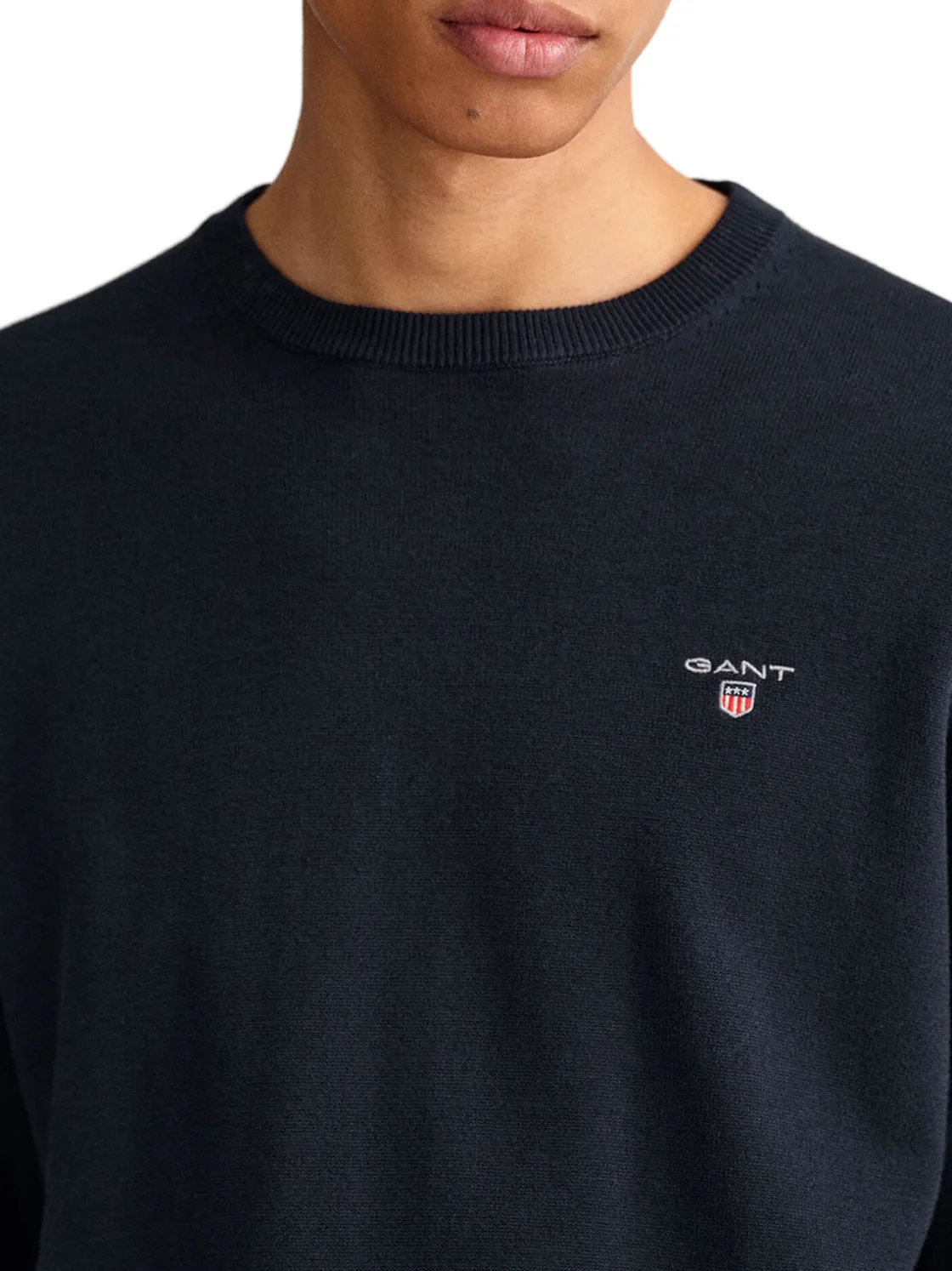 Gant | Classic Cotton C-Neck>Uomo Maglie