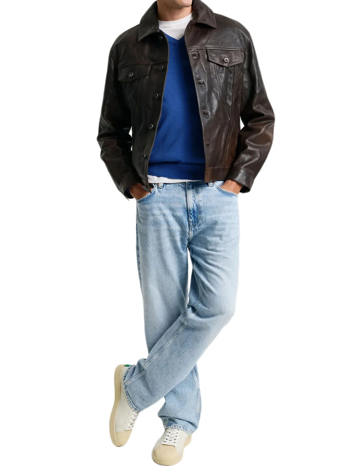 Gant | Classic Cotton V-Neck>Uomo Maglie