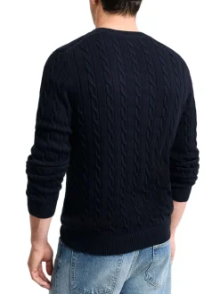 Gant | Cotton Cable C-Neck>Uomo Maglie