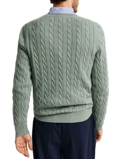 Gant | Cotton Cable C-Neck>Uomo Maglie