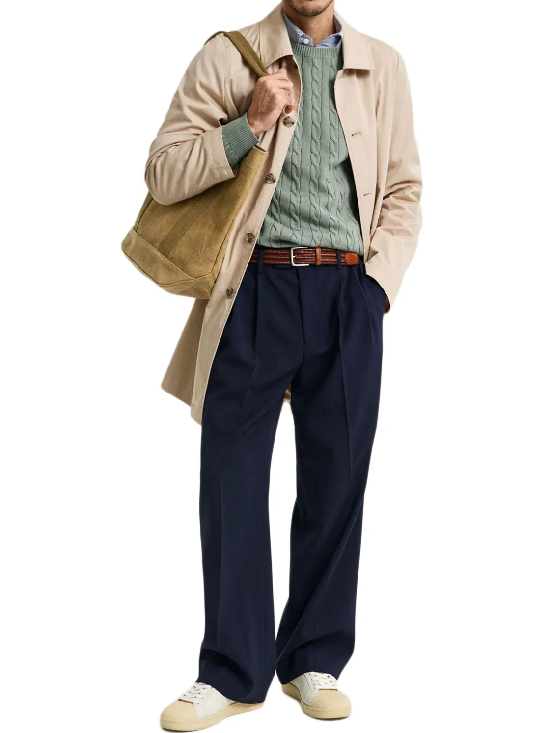 Gant | Cotton Cable C-Neck>Uomo Maglie