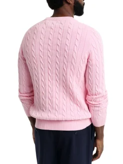 Gant | Cotton Cable C-Neck>Uomo Maglie