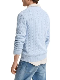 Gant | Cotton Cable C-Neck>Uomo Maglie