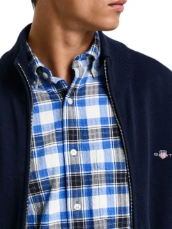 Gant | Cotton Zip Cardigan>Uomo Maglie