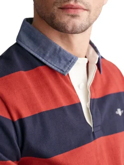 Gant | Reg Chambray Stripe Heavy Rugger>Uomo Polo