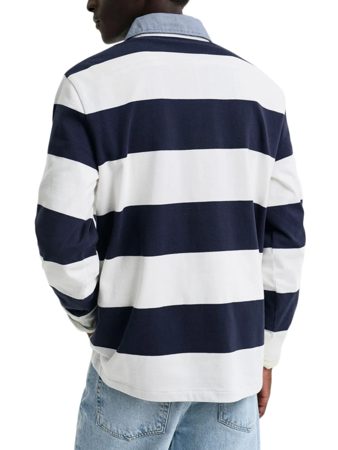 Gant | Reg Chambray Stripe Heavy Rugger>Uomo Polo