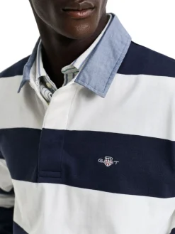 Gant | Reg Chambray Stripe Heavy Rugger>Uomo Polo