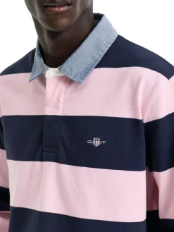 Gant | Reg Chambray Stripe Heavy Rugger>Uomo Polo
