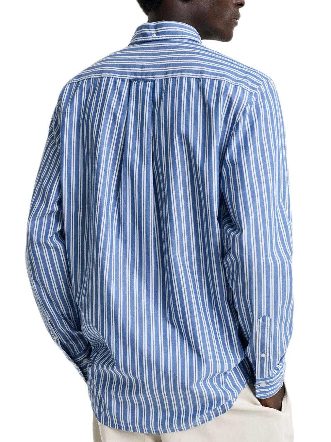Gant | Reg Classic Poplin Stripe Shirt>Uomo Camicie