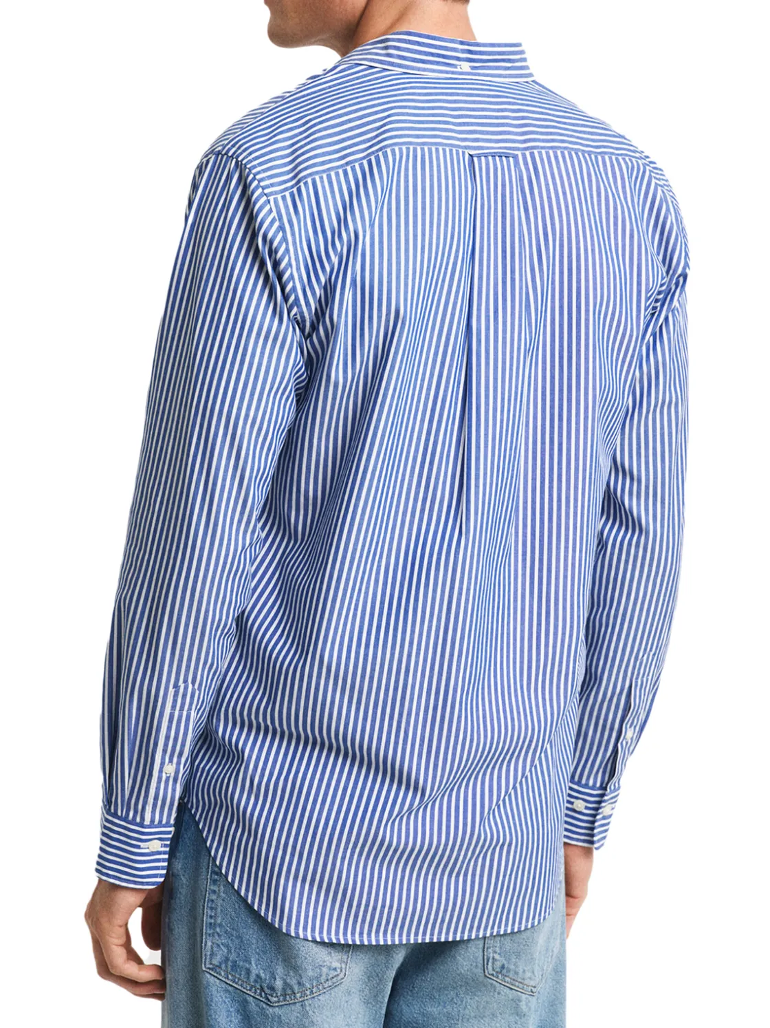 Gant | Reg Classic Poplin Stripe Shirt>Uomo Camicie