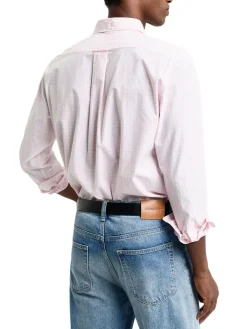 Gant | Reg Classic Poplin Gingham Shirt>Uomo Camicie