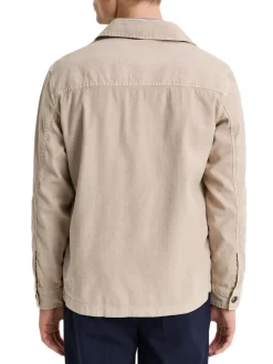 Gant | Reg Cot/Linen Overshirt>Uomo Camicie