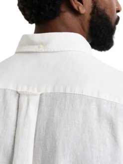 Gant | Reg Cotton Linen Ss Shirt>Uomo Camicie