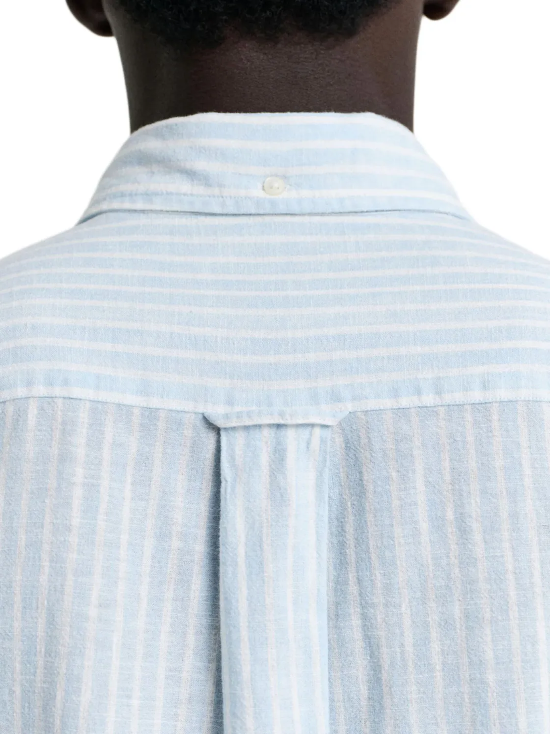 Gant | Reg Cotton Linen Stripe Shirt>Uomo Camicie