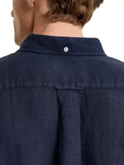 Gant | Reg Gmnt Dyed Linen Shirt>Uomo Camicie