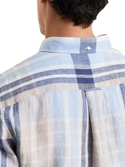 Gant | Reg Linen Madras Shirt><noscript><img width=