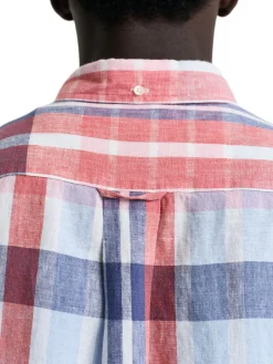 Gant | Reg Linen Madras Shirt><noscript><img width=