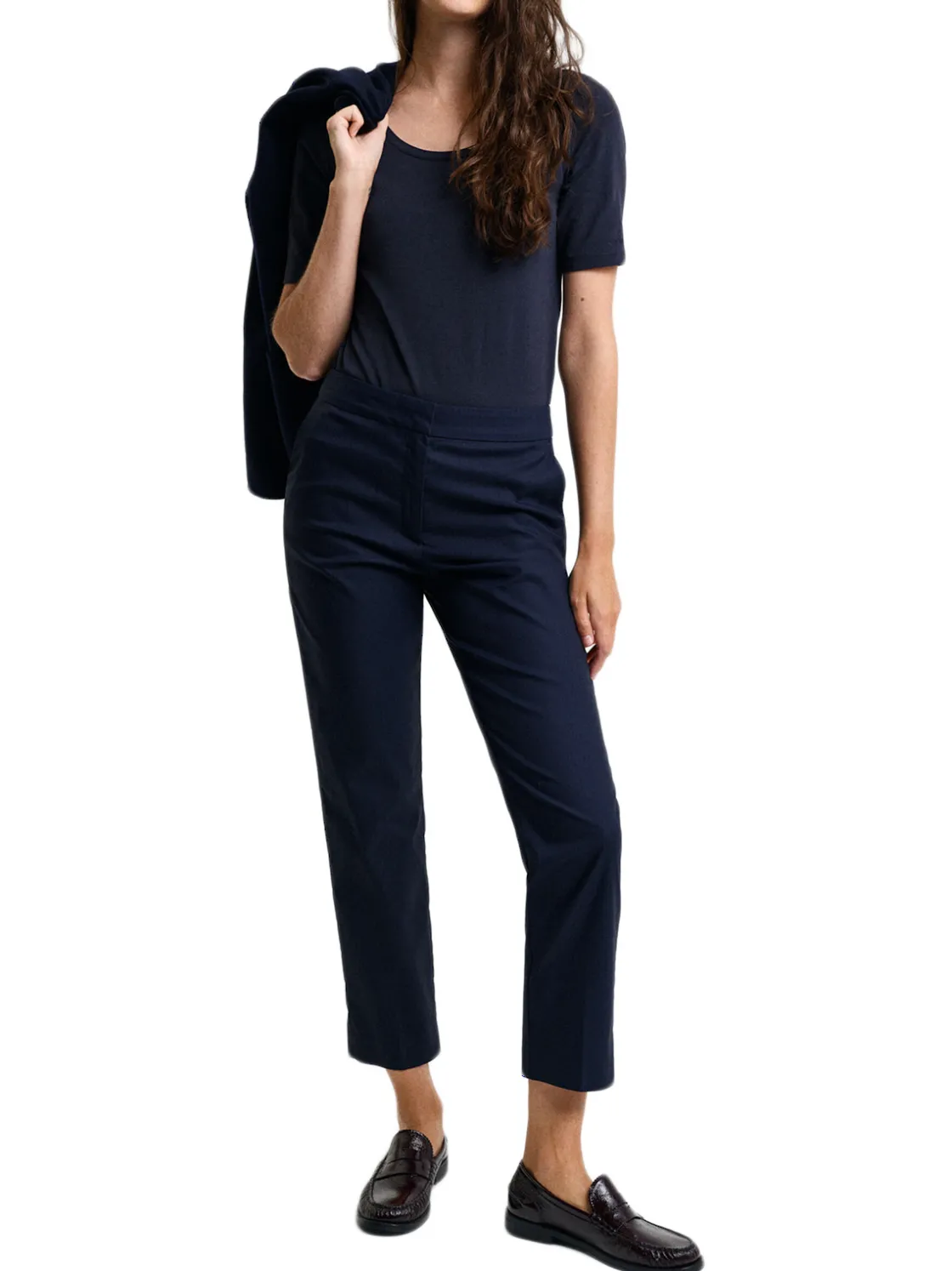 Gant | Slim Cot/Ela Ss Scoop Neck Top>Donna T-Shirts