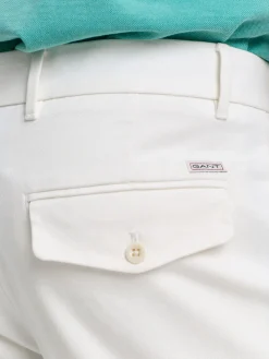 Gant | Slim Tapered Cotton Twill Pants><noscript><img width=