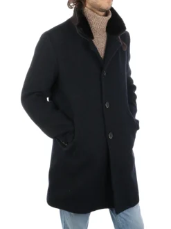 Gimo's | Cappotto Uomo in Lana Honeycomb>Uomo Cappotti E Trench