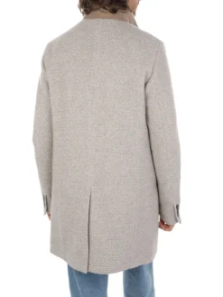 Gimo's | Cappotto Uomo in Lana Honeycomb><noscript><img width=