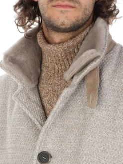 Gimo's | Cappotto Uomo in Lana Honeycomb><noscript><img width=