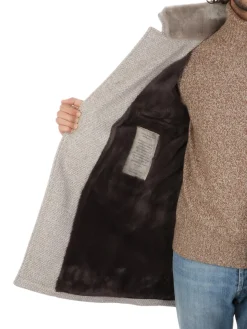 Gimo's | Cappotto Uomo in Lana Honeycomb><noscript><img width=