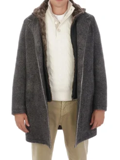 Gimo's | Cappotto Uomo in Lana e Alpaca><noscript><img width=