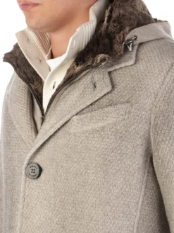 Gimo's | Cappotto Uomo in Lana e Alpaca><noscript><img width=