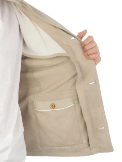 Gimo's | Field Jacket Uomo in Pelle Scamosciata><noscript><img width=
