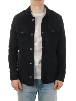 Gimo's | Giubbotto Uomo in Pelle Scamosciata><noscript><img width=