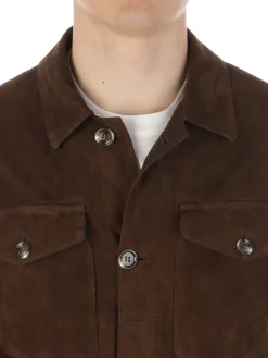 Gimo's | Giubbotto Uomo in Pelle Scamosciata><noscript><img width=