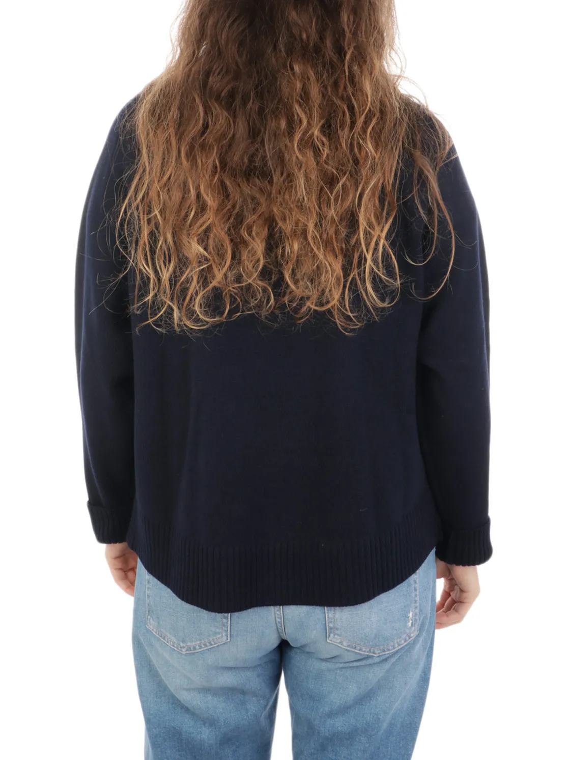 Gran Sasso | Girocollo Donna in Lana e Cashmere>Donna Maglie