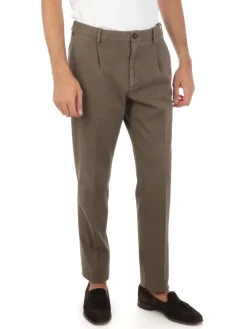 Incotex | Pantalone Uomo con Pince in Cotone>Uomo Pantaloni