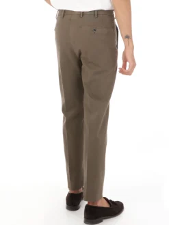 Incotex | Pantalone Uomo con Pince in Cotone><noscript><img width=